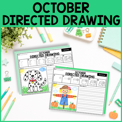 October Directed Drawing