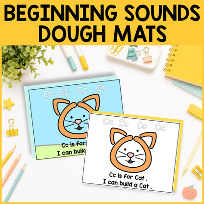 Beginning Sound Dough Mats