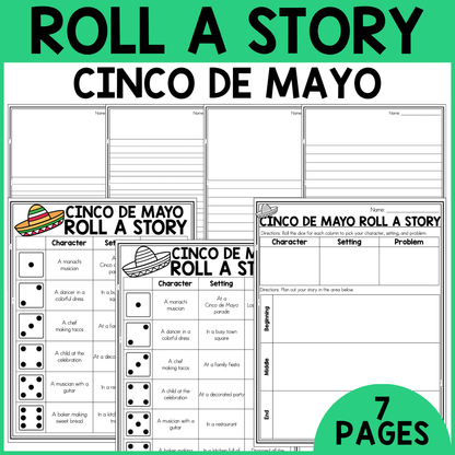 Cinco De Mayo Roll a Story
