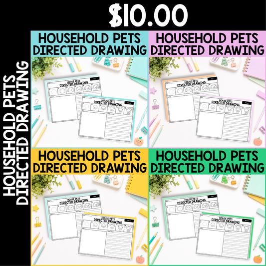 Pets Directed Drawing
