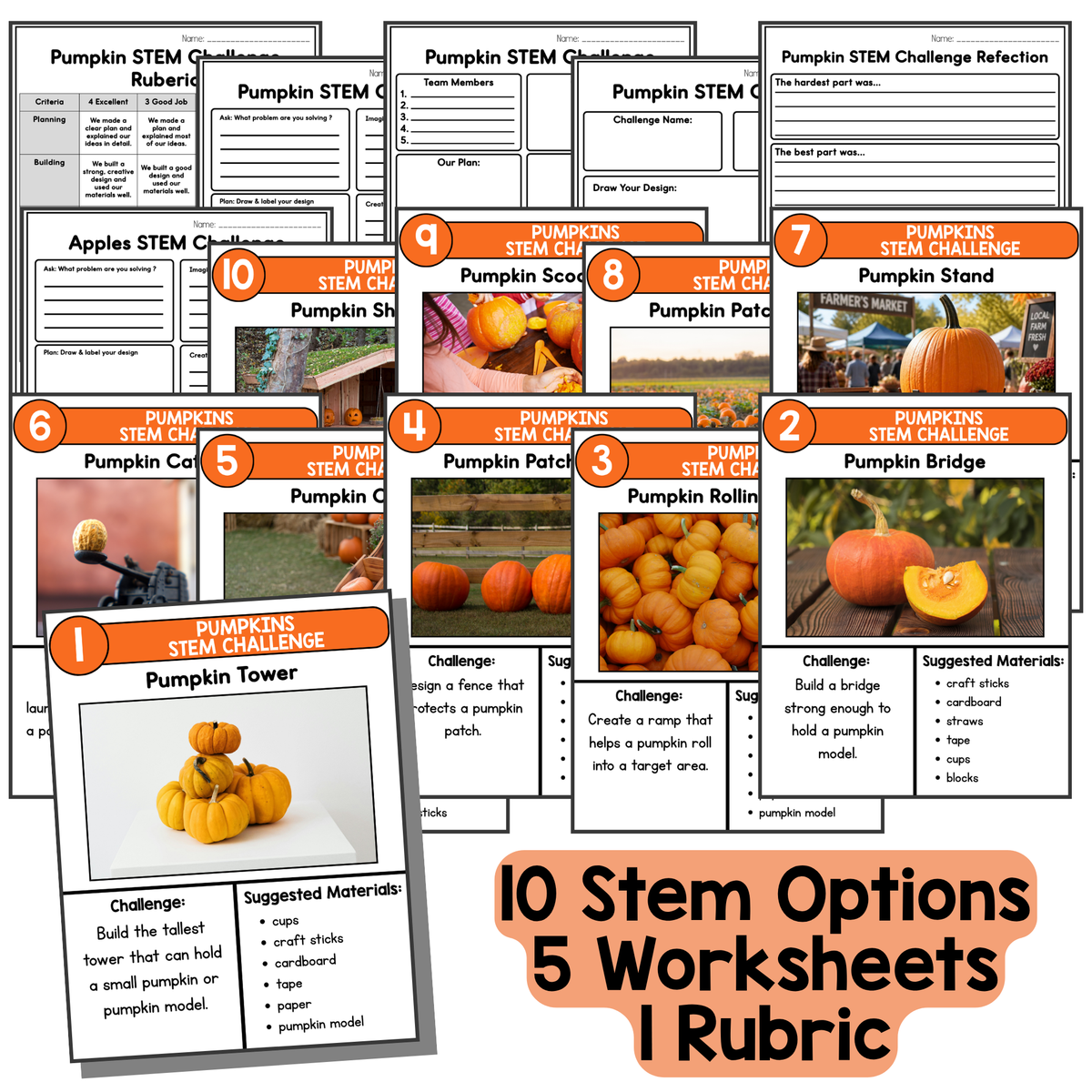 Pumpkin STEM Challenges