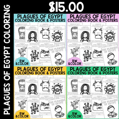 Plagues of Egypt Coloring Pages