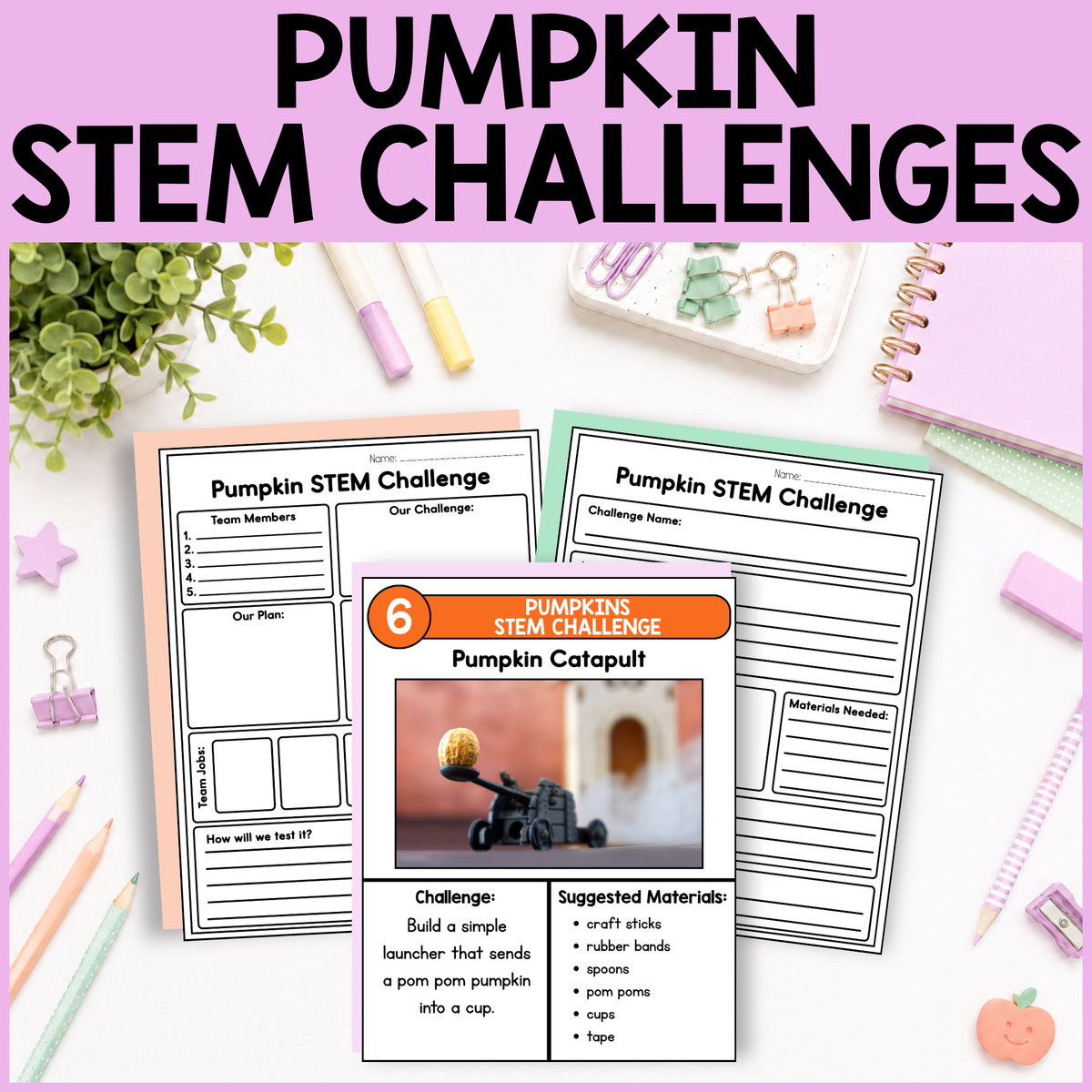 Pumpkin STEM Challenges