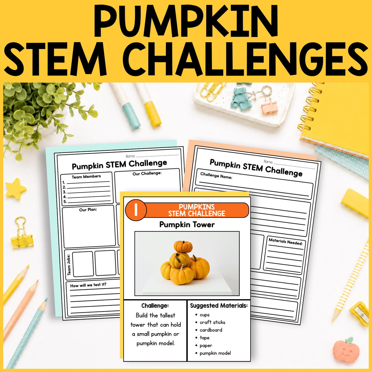 Pumpkin STEM Challenges