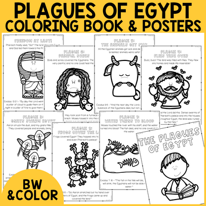 Plagues of Egypt Coloring Pages