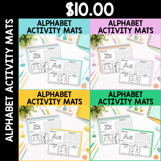 Alphabet Activity Mats