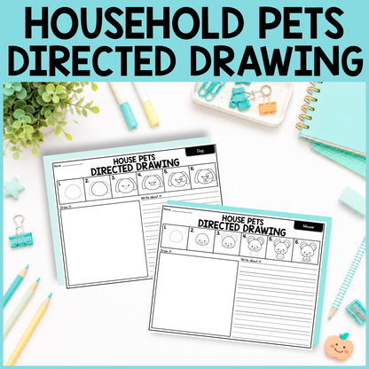 Pets Directed Drawing