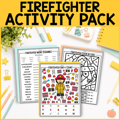 Firefighter Activity Pack