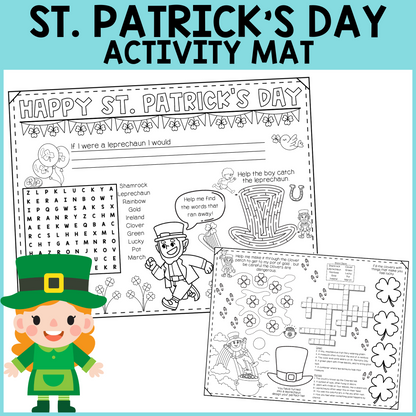 St. Patricks Day Activity Mat