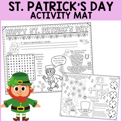 St. Patricks Day Activity Mat