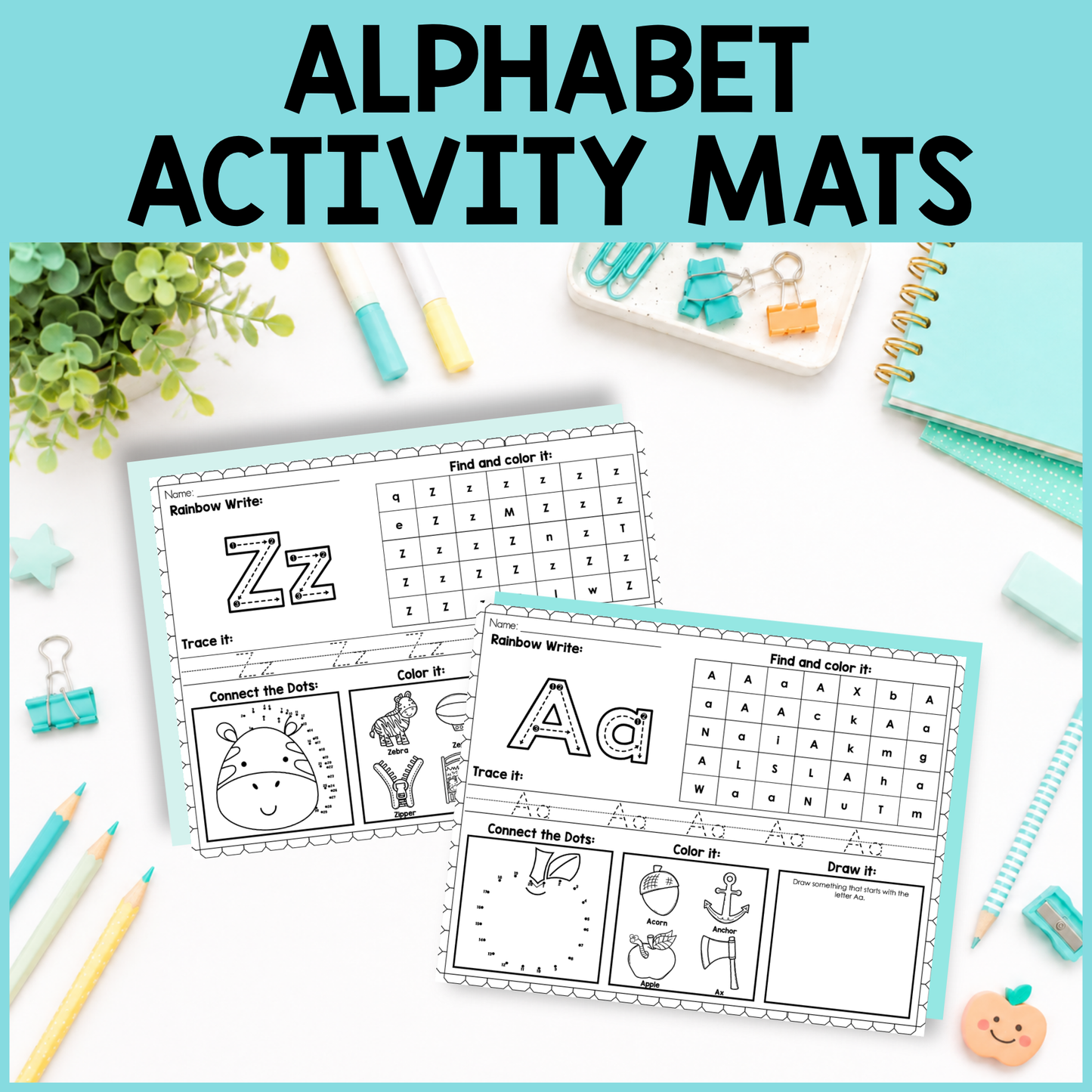Alphabet Activity Mats