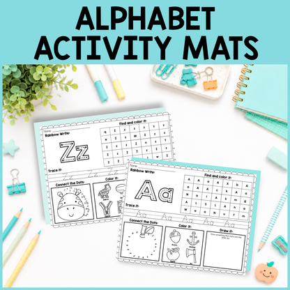 Alphabet Activity Mats