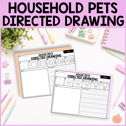 Pets Directed Drawing