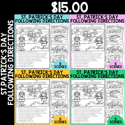 St. Patrick's Day Following Directions