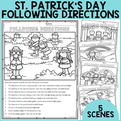 St. Patrick's Day Following Directions
