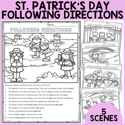 St. Patrick's Day Following Directions