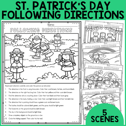 St. Patrick's Day Following Directions