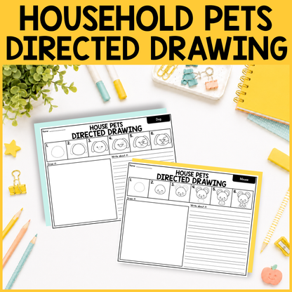 Pets Directed Drawing
