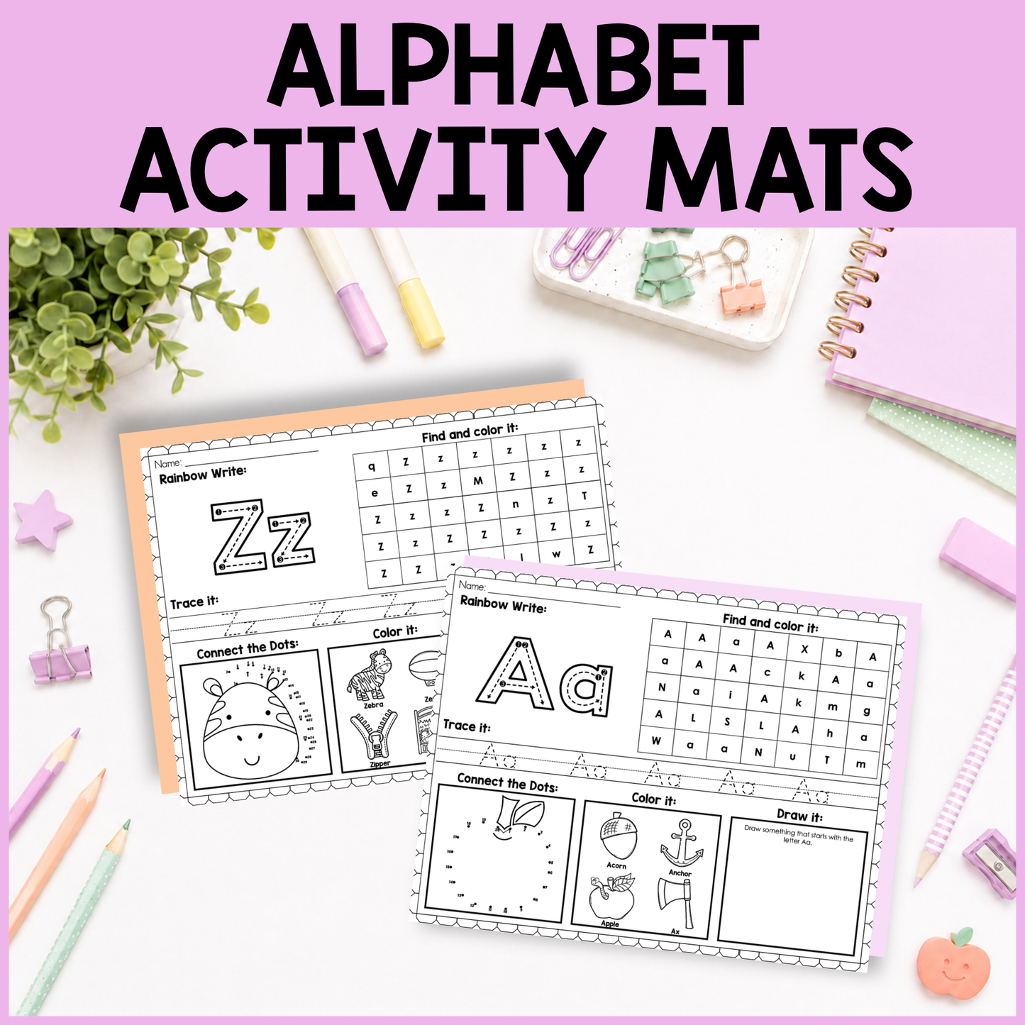 Alphabet Activity Mats