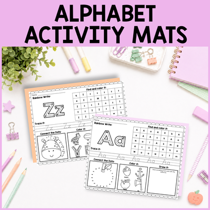Alphabet Activity Mats