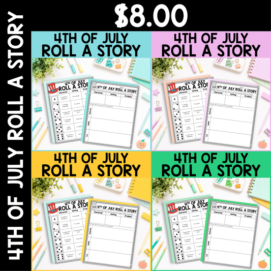 4th of July Roll a Story