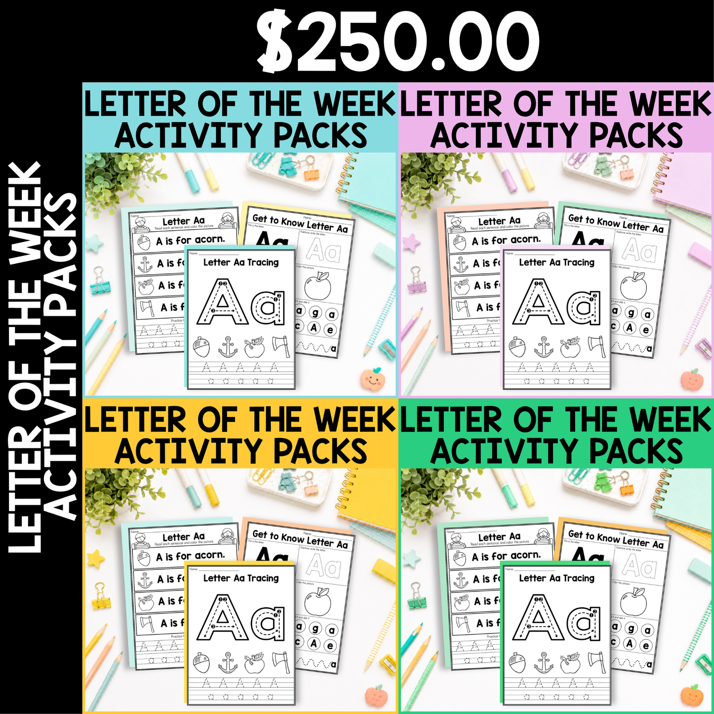 Letter of the Week Activity Packs