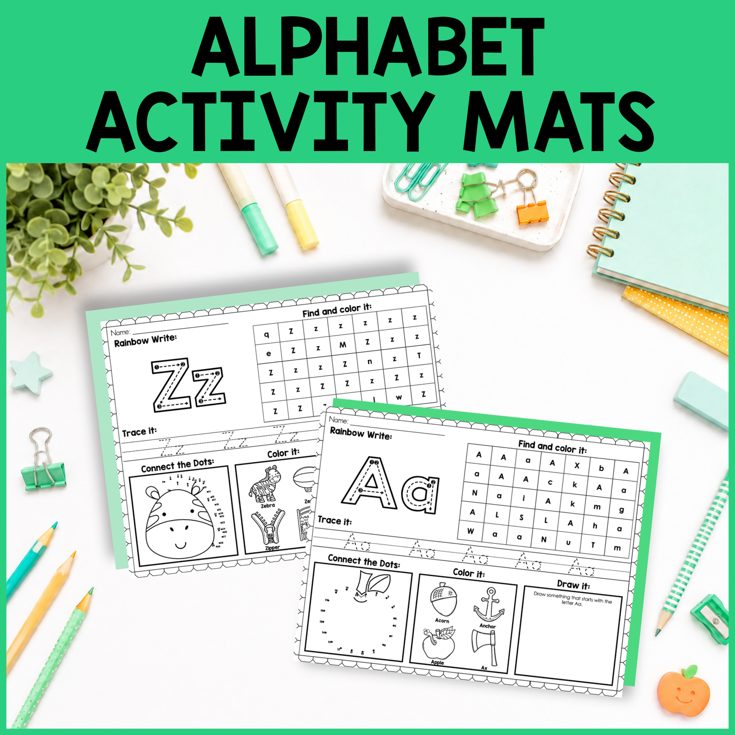 Alphabet Activity Mats