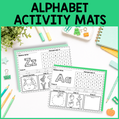 Alphabet Activity Mats