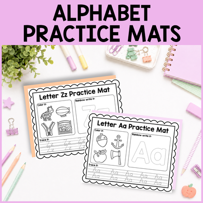 Alphabet Practice Mats