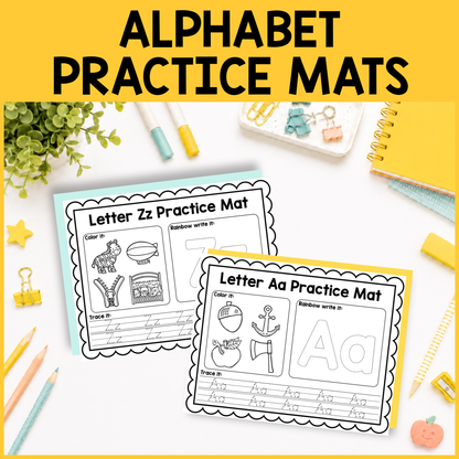 Alphabet Practice Mats