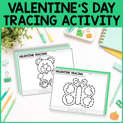 Valentine's Day Tracing Activity