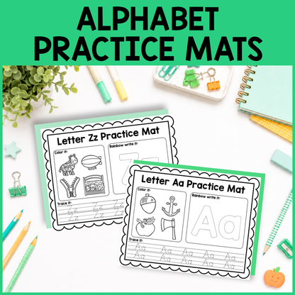 Alphabet Practice Mats