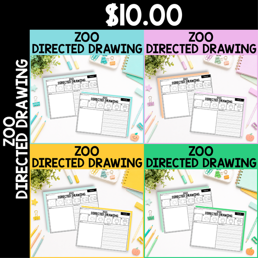 Zoo Directed Drawing