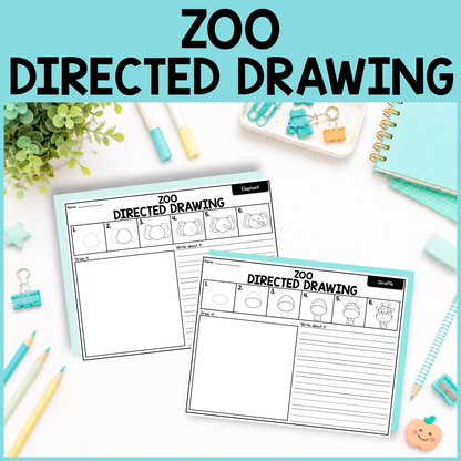 Zoo Directed Drawing