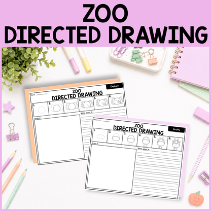Zoo Directed Drawing
