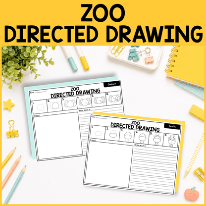 Zoo Directed Drawing