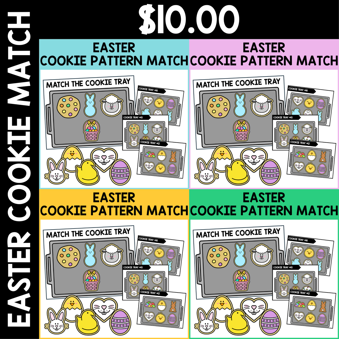 Easter Cookie Matching (Patterns Activity)