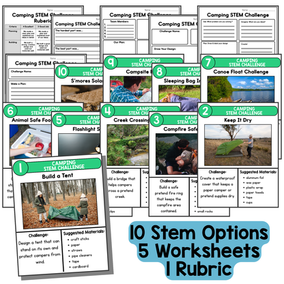 Camping STEM Challenges