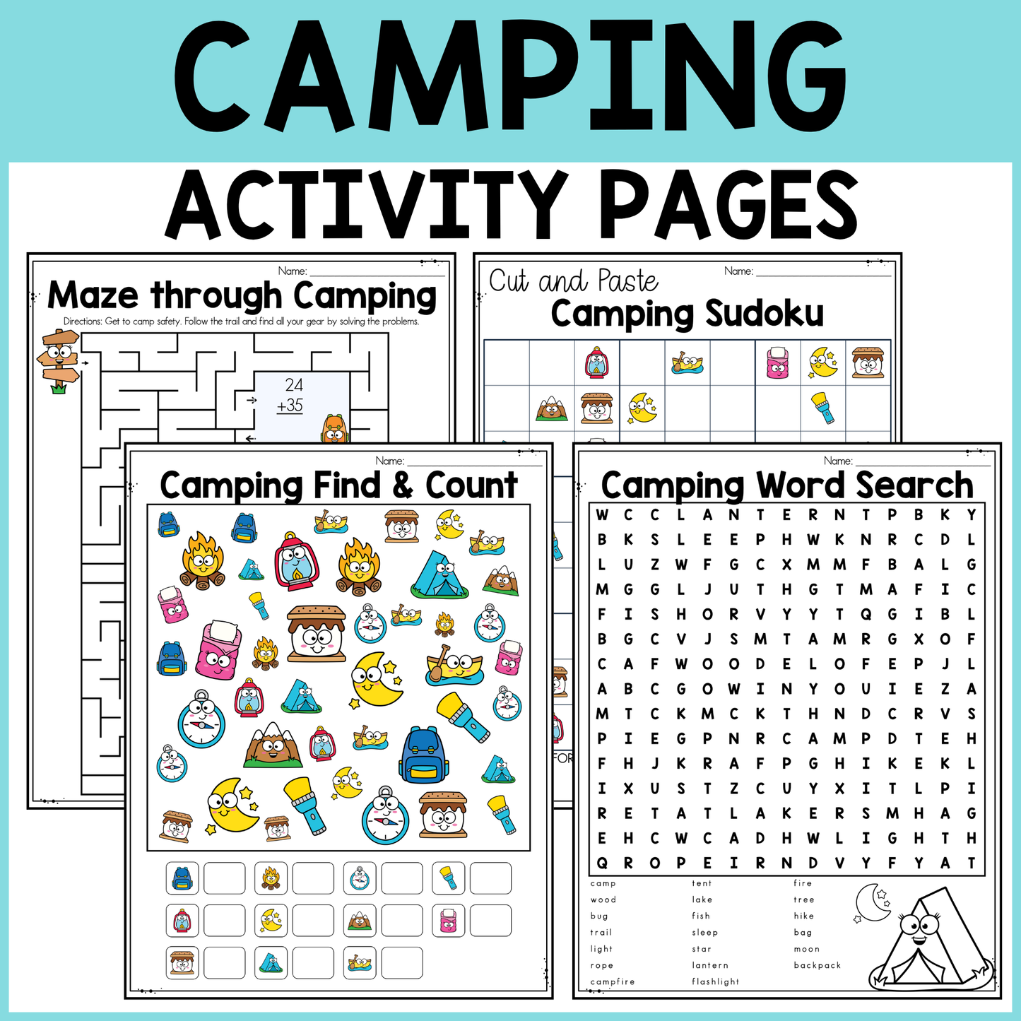 Camping Activity Pack