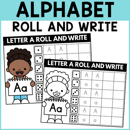 Alphabet Roll and Write