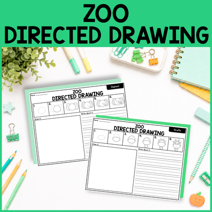Zoo Directed Drawing
