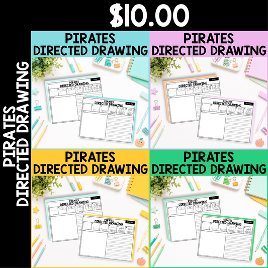 Pirates Directed Drawing