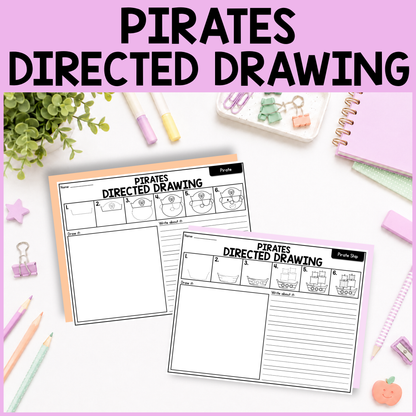 Pirates Directed Drawing