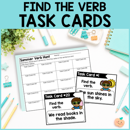 Summer Find the Verb