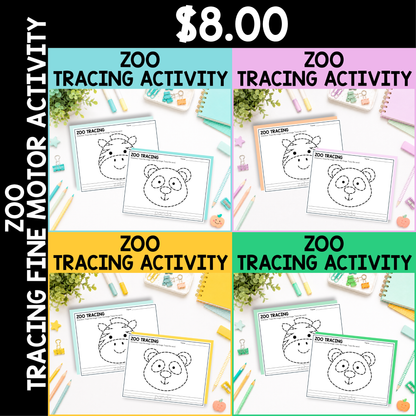 Zoo Tracing Activity