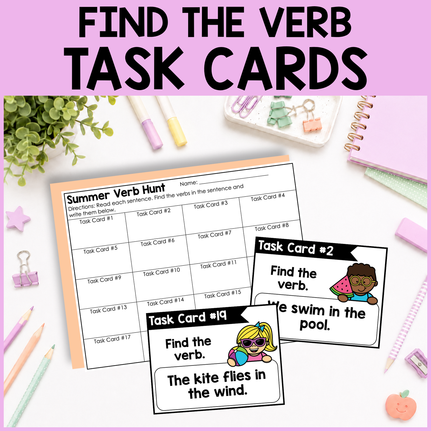 Summer Find the Verb
