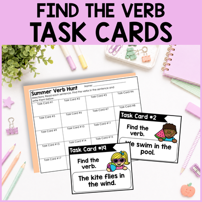 Summer Find the Verb