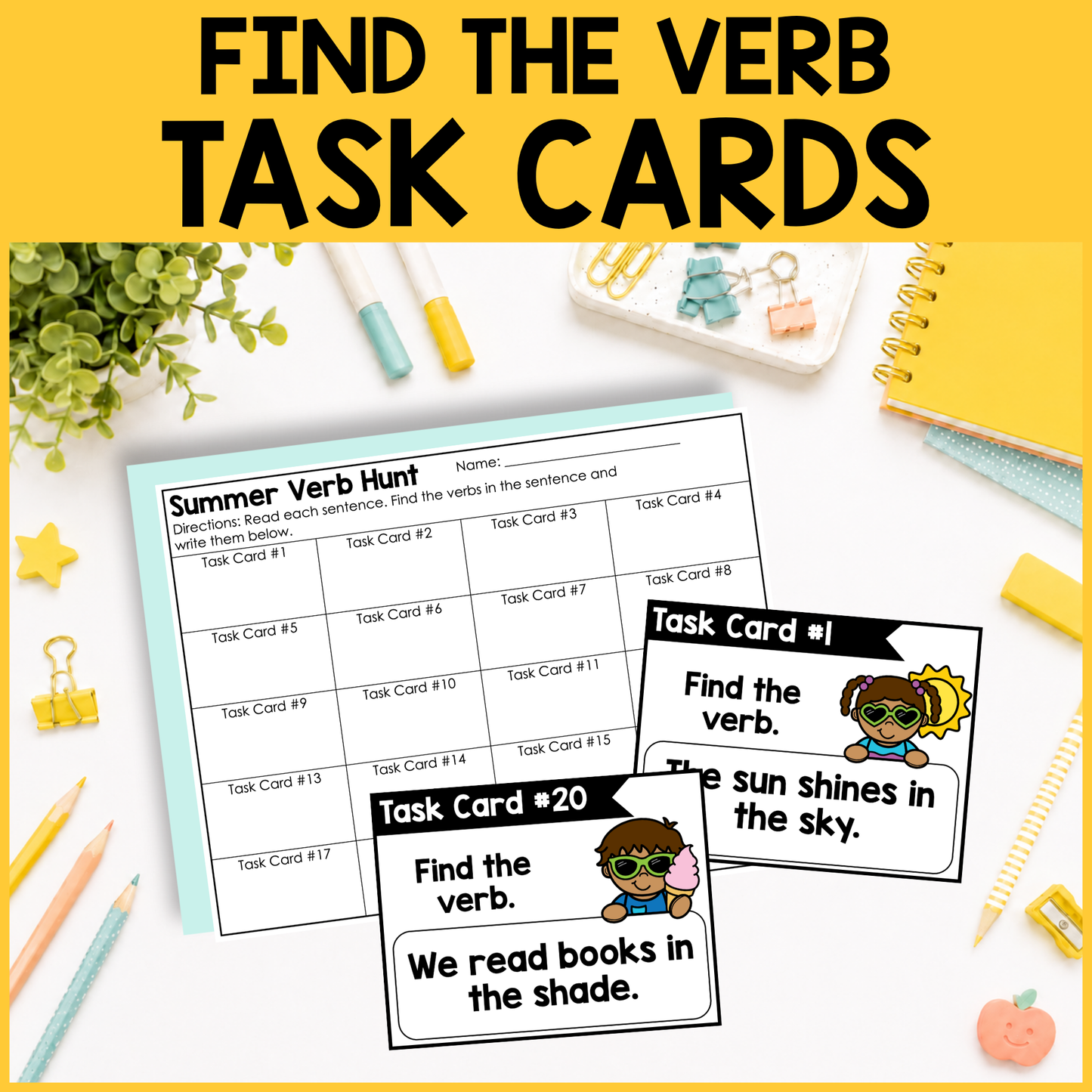 Summer Find the Verb
