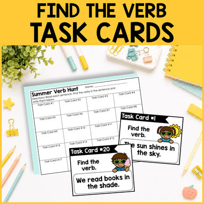 Summer Find the Verb