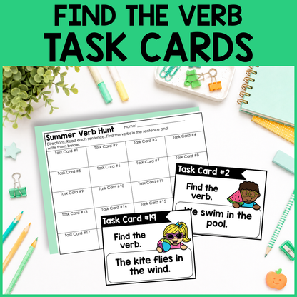 Summer Find the Verb